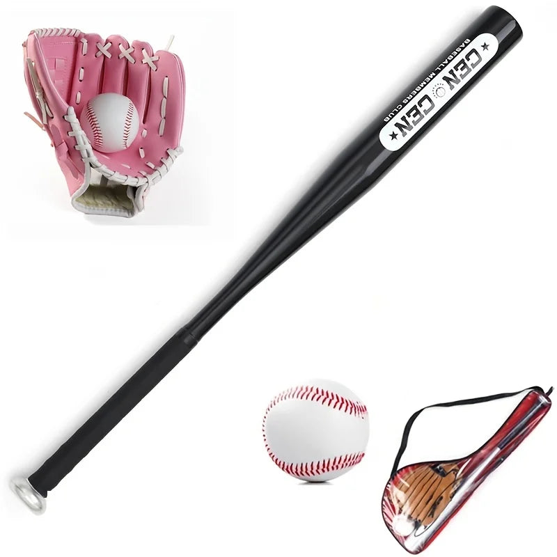 Baseball Starter Kit – 63.5cm Aluminum Alloy Bat