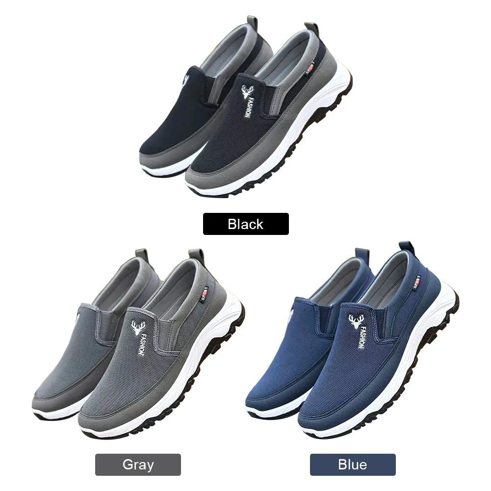 Men’s Breathable Orthopedic Slip-On Boat Shoes