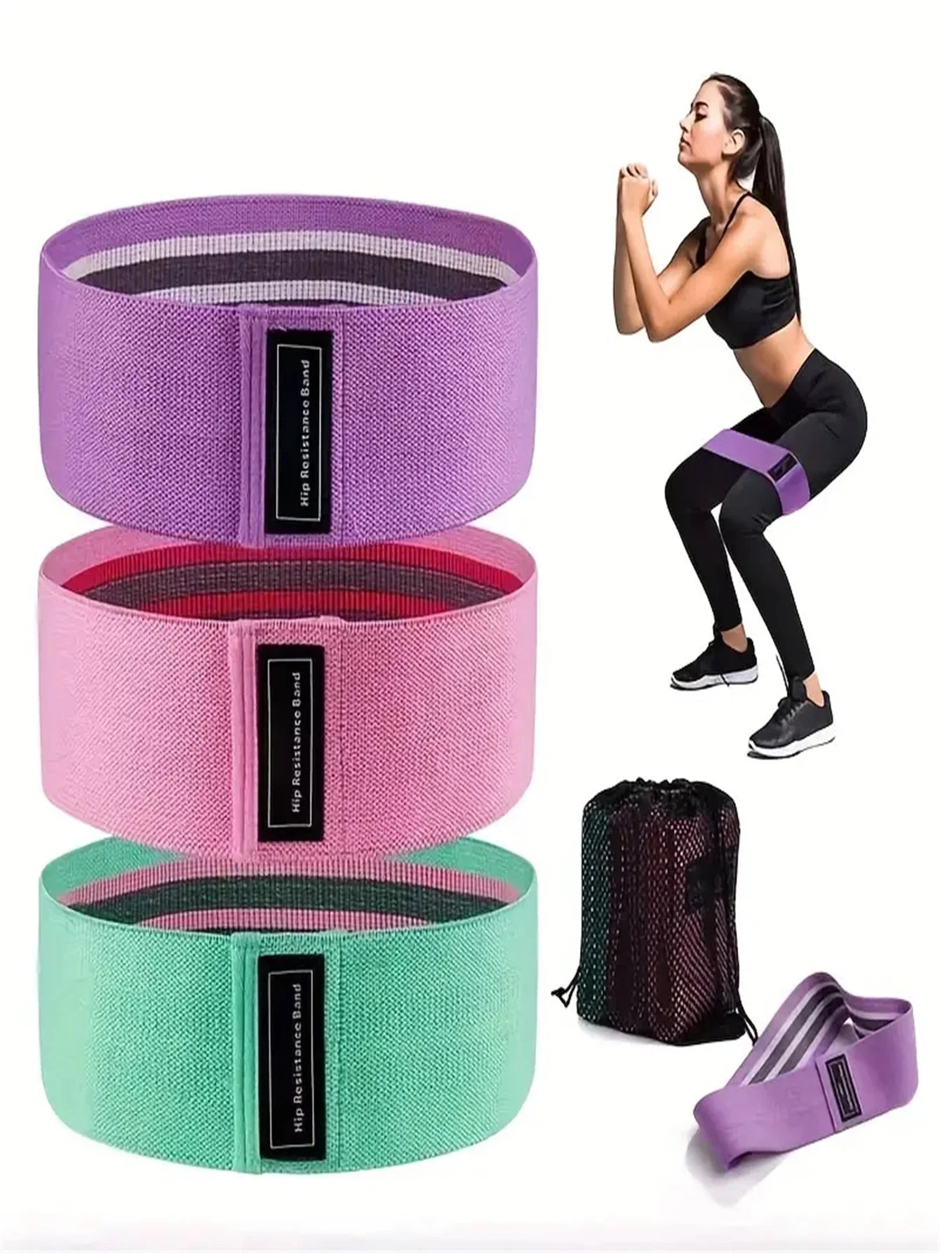 Pilates & Yoga Elastic Resistance Bands – Stretch & Flex