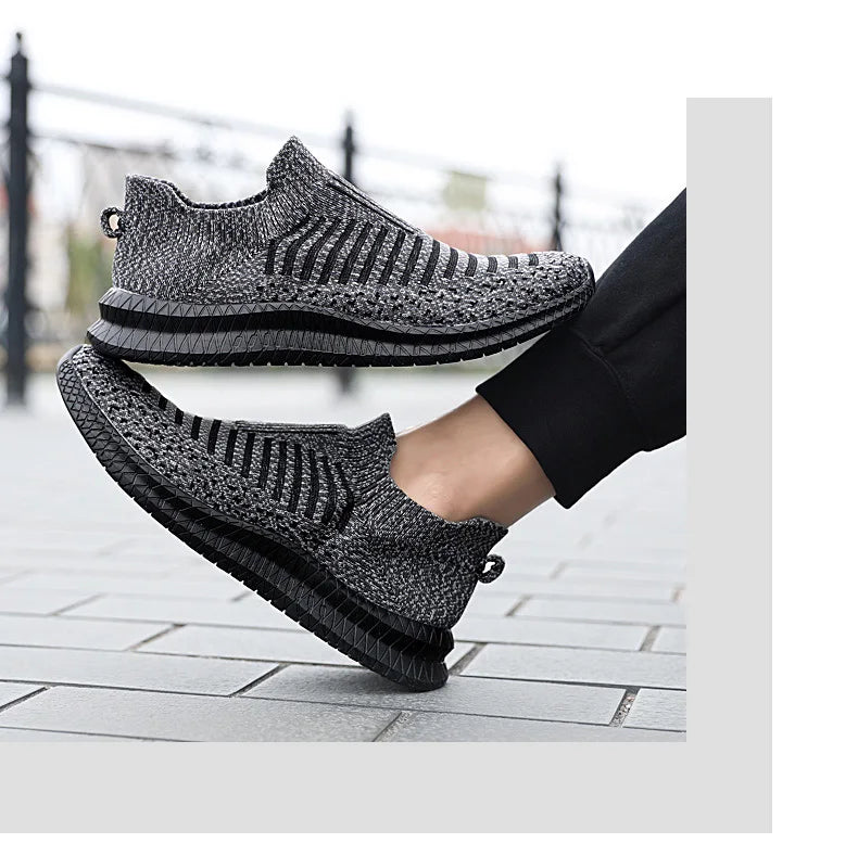 Men's Breathable Slip-On Running Sneakers