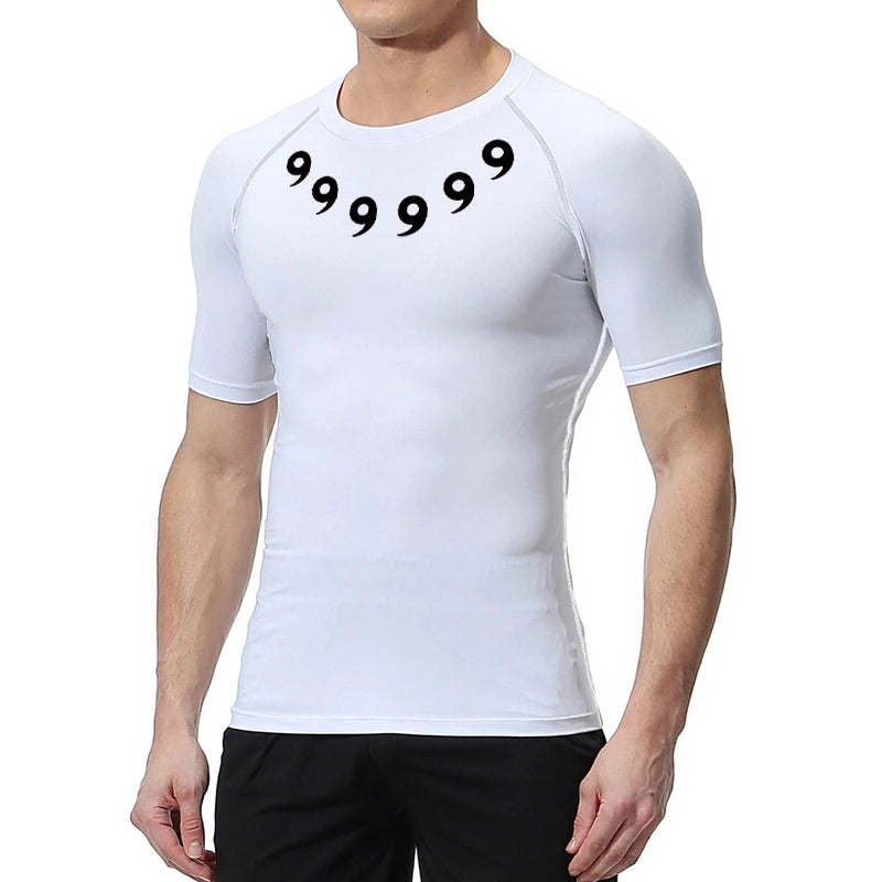 Men’s Printed Compression Workout Shirt