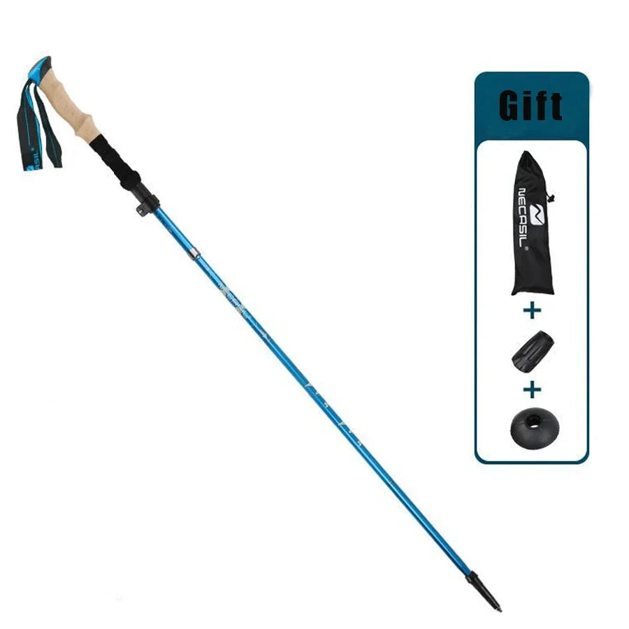 Ultra-Lightweight Folding Trekking Pole – Telescopic Aluminum