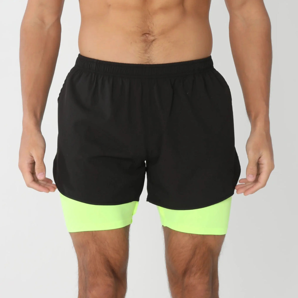 Men’s Quick-Dry Gym Running Shorts with Liner