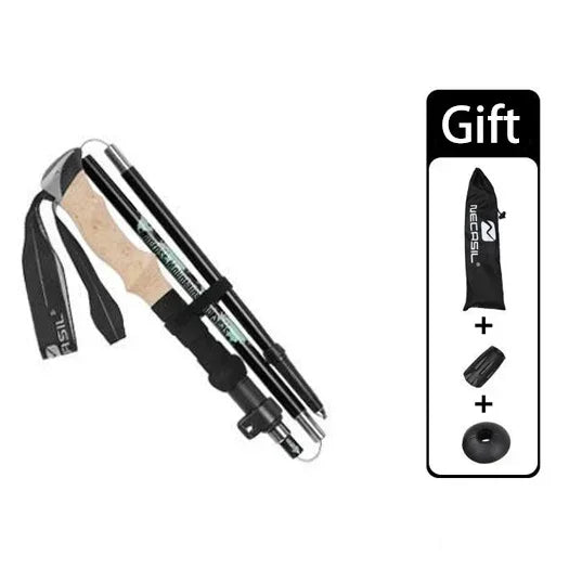 Ultra-Lightweight Folding Trekking Pole – Telescopic Aluminum