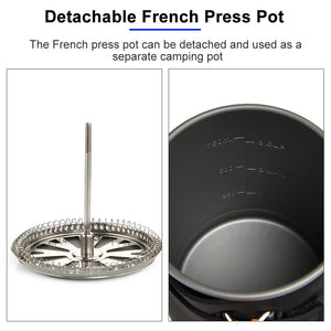 Widesea Camping Cooking System with Heat Exchanger