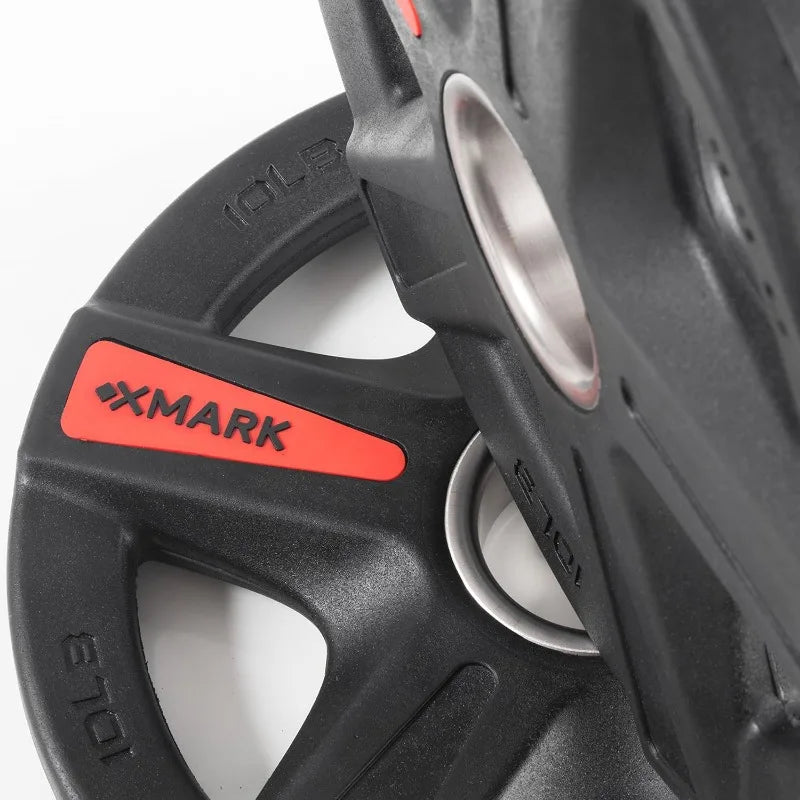 XMARK Texas Star Weight Plates – Barbell Weight Set