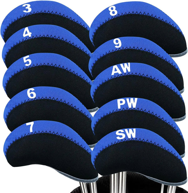 Golf Iron Head Covers 10pcs Set