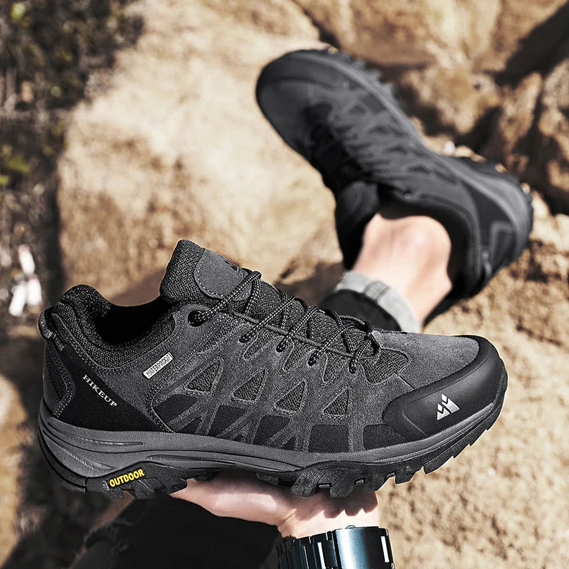 HIKEUP Men’s Breathable Hiking Shoes