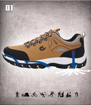 Men’s Waterproof Leather Hiking & Tactical Shoes