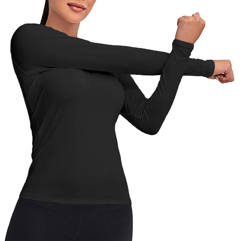 Women’s Long Sleeve Compression Workout Shirt
