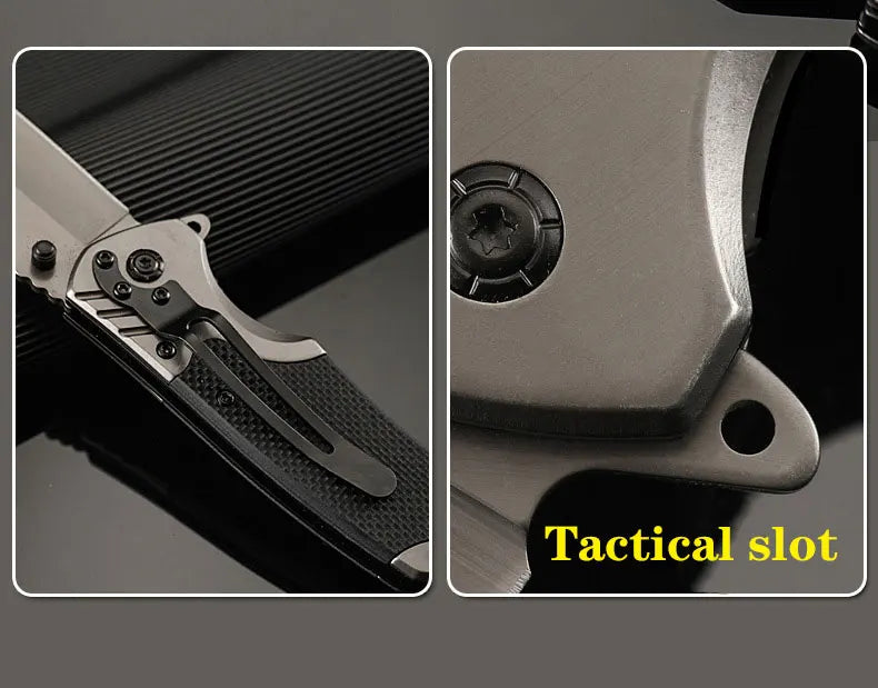 Outdoor Tactical Folding Survival Knife