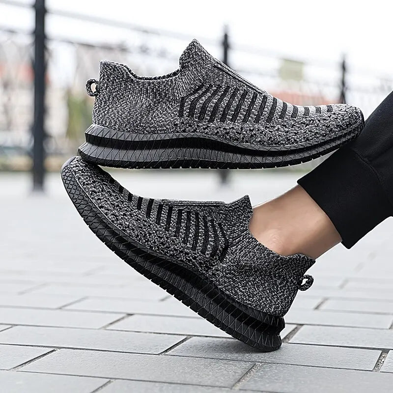 Men's Breathable Slip-On Running Sneakers