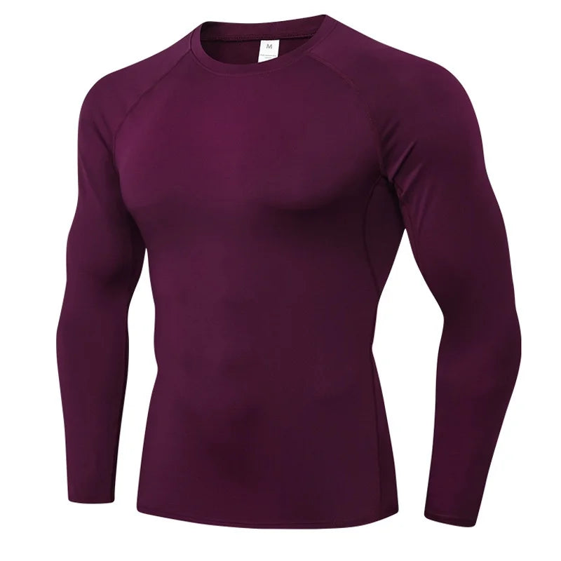 Men’s Long Sleeve Compression Workout Shirt