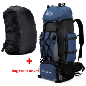 90L Waterproof Hiking & Camping Backpack